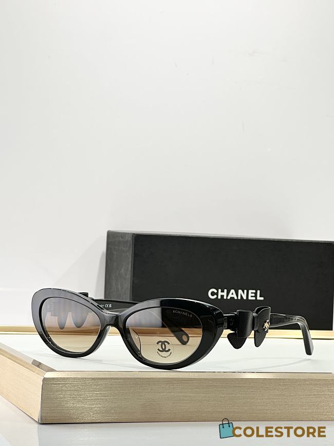 Colestore Chanel Cat Eye Bow Sunglasses - 1