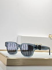 Colestore Dior Oblique S1I Transparent Black Square Sunglasses  - 1