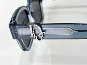 Colestore Dior Oblique S1I Transparent Black Square Sunglasses  - 6