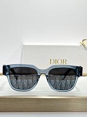 Colestore Dior Oblique S1I Transparent Black Square Sunglasses  - 5