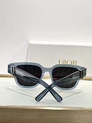 Colestore Dior Oblique S1I Transparent Black Square Sunglasses  - 4