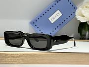 Colestore Gucci Eyewear Lens-decal Rectangle-Frame Sunglasses - 3