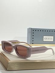 Colestore Gucci Eyewear Lens-decal Rectangle-Frame Sunglasses - 2