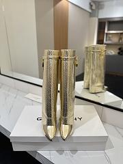 Colestore Givenchy Shark Lock in Gold Boots - 5