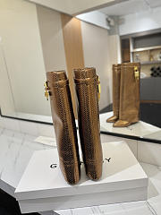 Colestore Givenchy Shark Lock in Python Bronze Boots - 5