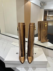 Colestore Givenchy Shark Lock in Python Bronze Boots - 4