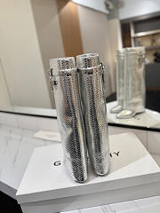Colestore Givenchy Shark Lock in Python Silver Boots - 6