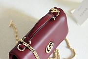 Colestore Gucci GG Milano Mini Top Handle Rosso Ancora 21x12.5x4.5cm - 6