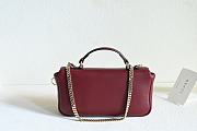 Colestore Gucci GG Milano Mini Top Handle Rosso Ancora 21x12.5x4.5cm - 4