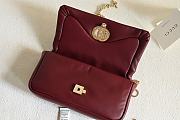 Colestore Gucci GG Milano Mini Top Handle Rosso Ancora 21x12.5x4.5cm - 3