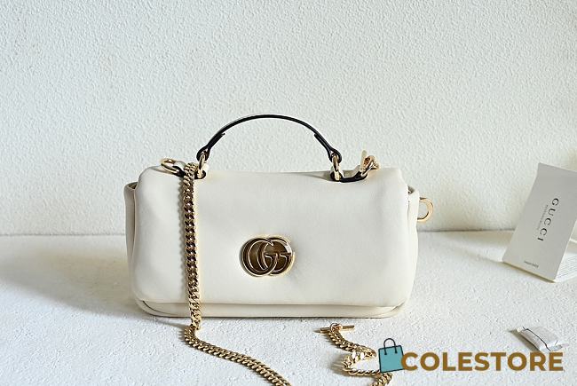 Colestore Gucci GG Milano Mini Top Handle White 21x12.5x4.5cm - 1