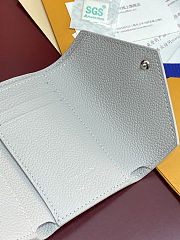 Colestore Louis Vuitton Victorine Monogram Empreinte Mist Grey Wallet 12 x 9.5 x 1.5cm - 3