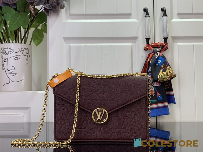 Colestore Louis Vuitton Wallet On Chain Rosy Garnet 19.5 x 13.5 x 6.5cm - 1