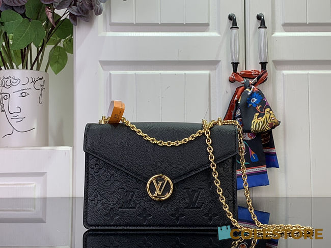 Colestore Louis Vuitton Wallet On Chain Rosy Black 19.5 x 13.5 x 6.5cm - 1