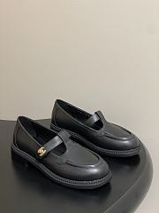 Colestore Chanel Moccasins Shoes Calfskin Black - 1