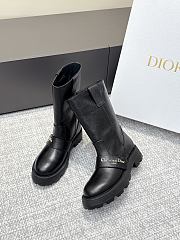 Colestore Dior D-Quest Boot Black Grained Calfskin - 1