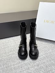 Colestore Dior D-Quest Boot Black Grained Calfskin - 6
