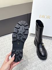 Colestore Dior D-Quest Boot Black Grained Calfskin - 5