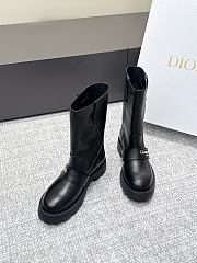 Colestore Dior D-Quest Boot Black Grained Calfskin - 2