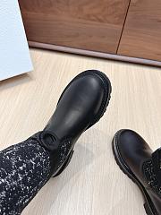 Colestore Dior D-Major Boot Black and White Cannage Tweed and Black Calfskin - 5
