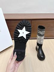 Colestore Dior D-Major Boot Beige and Black Cannage Tweed and Black Calfskin - 5