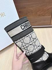 Colestore Dior D-Major Boot Beige and Black Cannage Tweed and Black Calfskin - 4