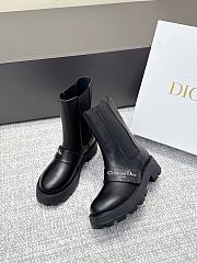 	 Colestore Dior D-Quest Ankle Boot Black Calfskin - 2