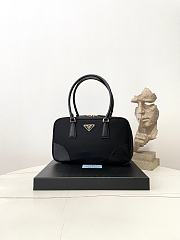 Colestore Prada Re-Edition 1978 Medium Re-Nylon and Saffiano Leather Two-handle Bag Black 30×17.5×9cm - 3