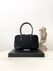 Colestore Prada Re-Edition 1978 Medium Re-Nylon and Saffiano Leather Two-handle Bag Black 30×17.5×9cm - 2