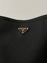 Colestore Prada Medium Leather Bag Black 21.5×22.5×13cm - 6