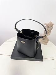 Colestore Prada Medium Leather Bag Black 21.5×22.5×13cm - 2