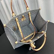 Colestore Louis Vuitton OnTheGo MM Monogram Denim Grey 32×26×15cm - 5