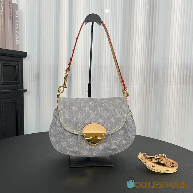 Colestore Louis Vuitton Sunset Monogram Grey Denim 27x18x3cm - 1