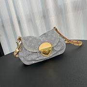 Colestore Louis Vuitton Sunset Monogram Grey Denim 27x18x3cm - 5