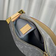 Colestore Louis Vuitton Side Trunk MM Grey Denim 23.5×16×8.5cm - 6