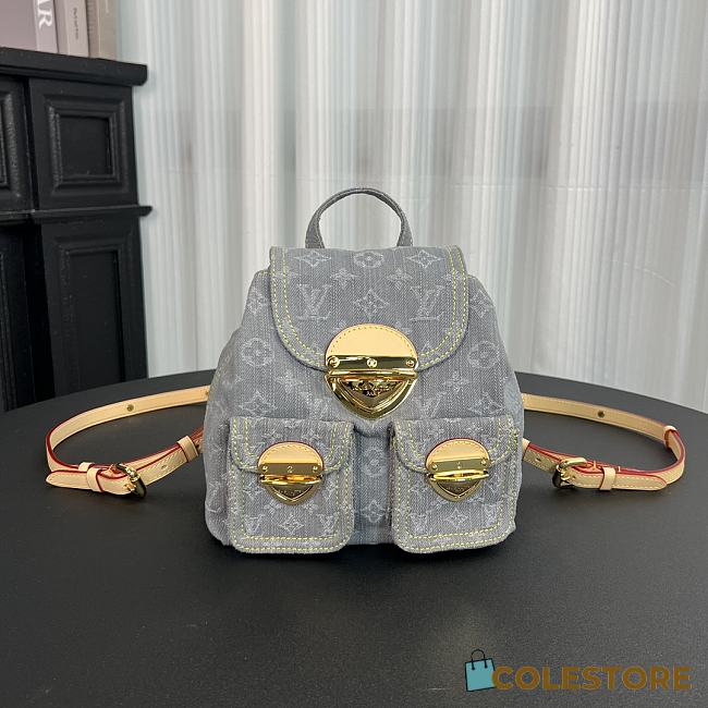 Colestore Louis Vuitton Venice Monogram Denim Grey 24x26x7 cm - 1