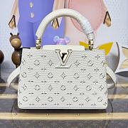 Colestore Louis Vuitton Capucines BB BRODERIE ANGLAISE White 27 x 18 x 9 cm - 1
