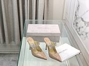 Colestore Jimmy Choo Bing 65 Ballet Pink Patent Leather Mules with Crystal Strap - 1