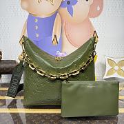 Colestore Louis Vuitton Coussin Hobo MM Green 38x33x10cm - 1