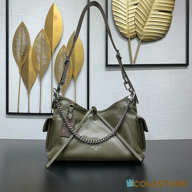 Colestore Louis Vuitton CarryAll Cargo Vibe PM Bag Dark Green 23 x 15 x 33.5cm - 1