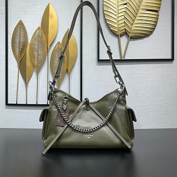 Colestore Louis Vuitton CarryAll Cargo Vibe PM Bag Dark Green 23 x 15 x 33.5cm