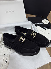 Colestore Chanel Moccasins Suede Black - 6