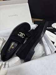 Colestore Chanel Moccasins Suede Black - 3