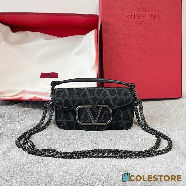 Colestore Valentino Garavani Small Locò Toile Iconographe 20x11x5cm - 1