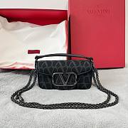 Colestore Valentino Garavani Small Locò Toile Iconographe 20x11x5cm - 1