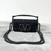 Colestore Valentino Garavani Small Locò Toile Iconographe 20x11x5cm - 6