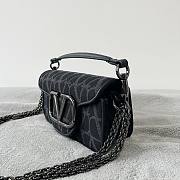 Colestore Valentino Garavani Small Locò Toile Iconographe 20x11x5cm - 5