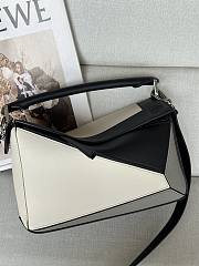 Colestore Loewe x Albers Small Puzzle Bag in Nappa Calfskin Grey/Light Ghost 24x16.5x10.5cm - 6