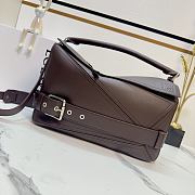 Colestore Loewe Large Puzzle Biker Bag Brown 33x14.7x21.5cm - 1