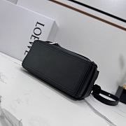 Colestore Loewe Small Puzzle Biker Bag in Shiny Calfskin Black 24x10.5x16.5cm - 6